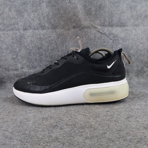 Nike Shoes Womens 10 Athletic Trainer Air Max Dia Sneakers Black White Running - Picture 4 of 15